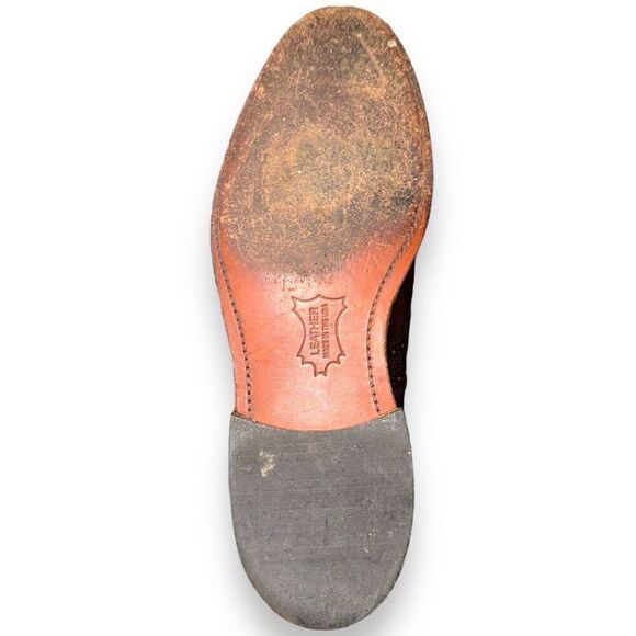 Hanover Handmade in USA Wingtip Oxford Dress Shoes 9.5 - Picture 8 of 10